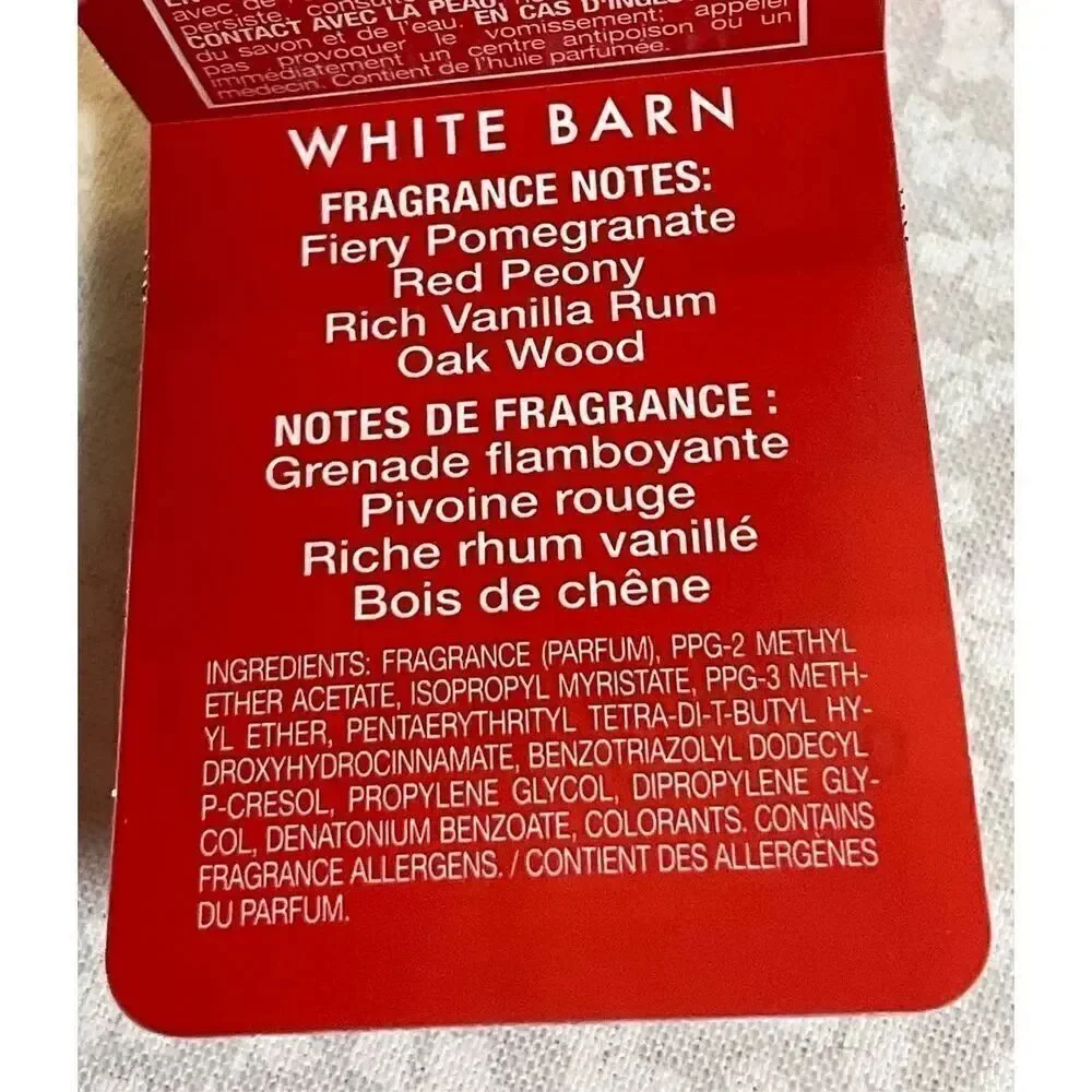 Bath and Body Works FOREVER RED 4 Wallflower Refills